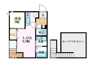 海田市駅 徒歩4分 2階の物件間取画像